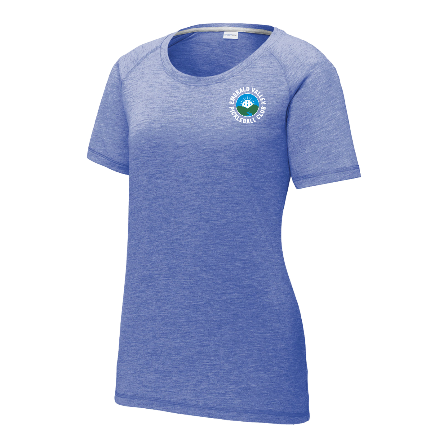 LST400 | Sport-Tek Ladies PosiCharge Tri-Blend Wicking Scoop Neck Raglan Tee