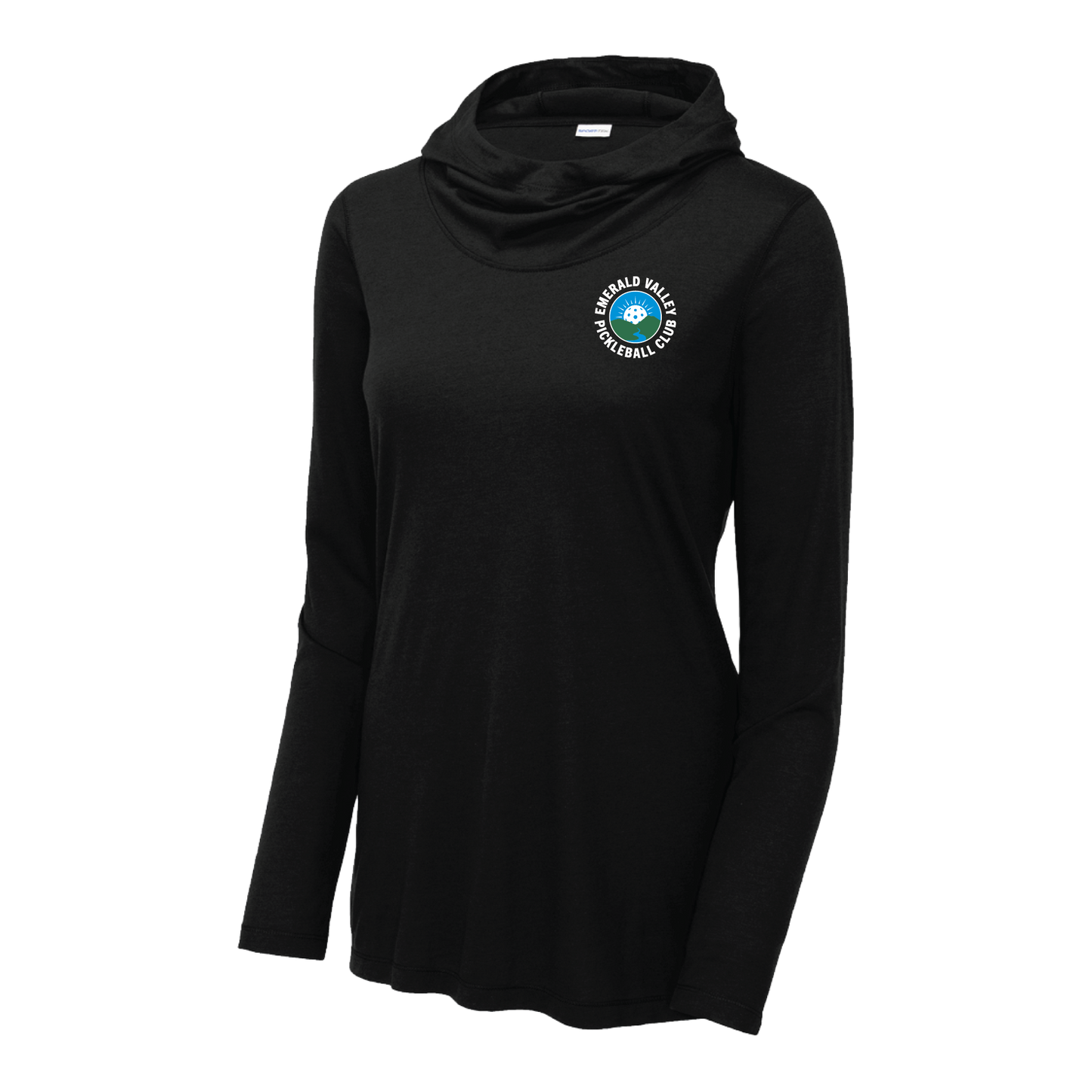 LST406 | Sport-Tek Ladies PosiCharge Tri-Blend Wicking Long Sleeve Hoodie