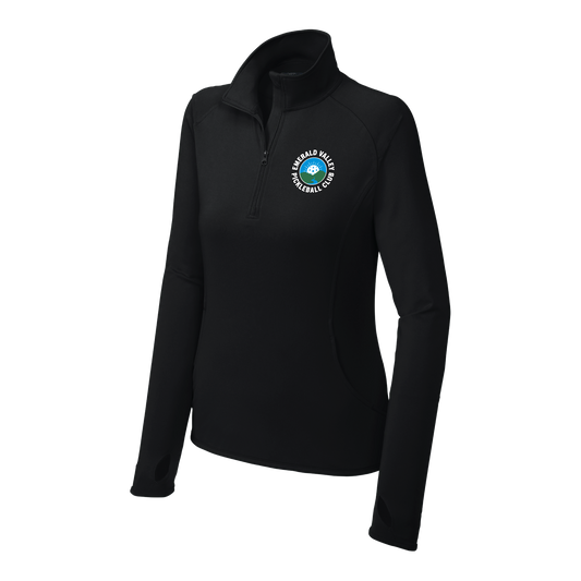 LST850 | Sport-Tek Women's Sport-Wick Stretch 1/4-Zip Pullover