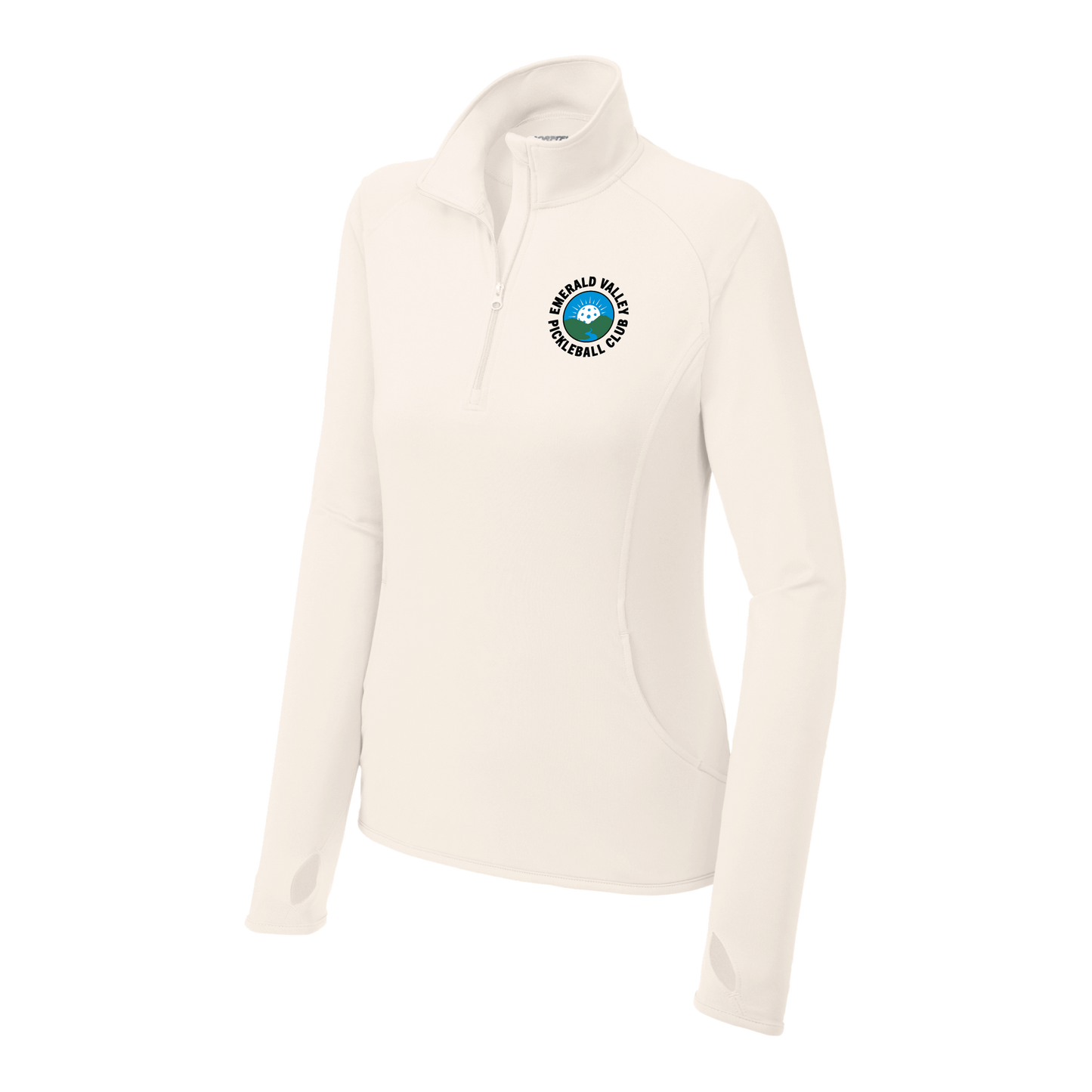LST850 | Sport-Tek Women's Sport-Wick Stretch 1/4-Zip Pullover