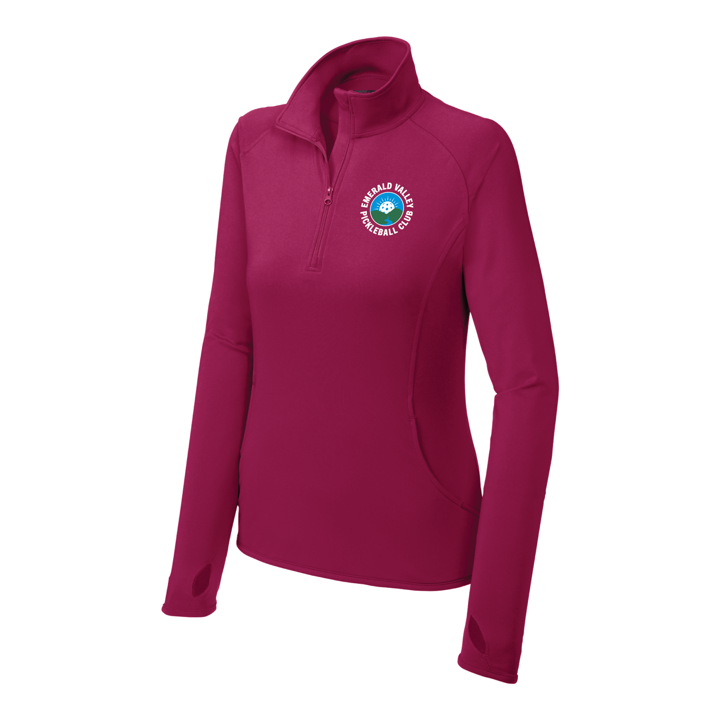 LST850 | Sport-Tek Women's Sport-Wick Stretch 1/4-Zip Pullover